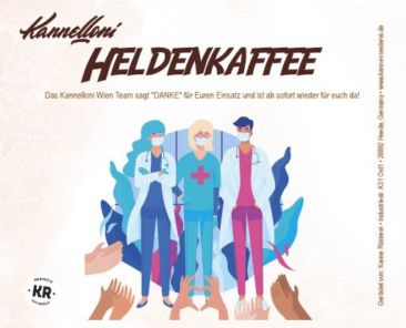 Hero Coffee Label for Kannelloni Vienna